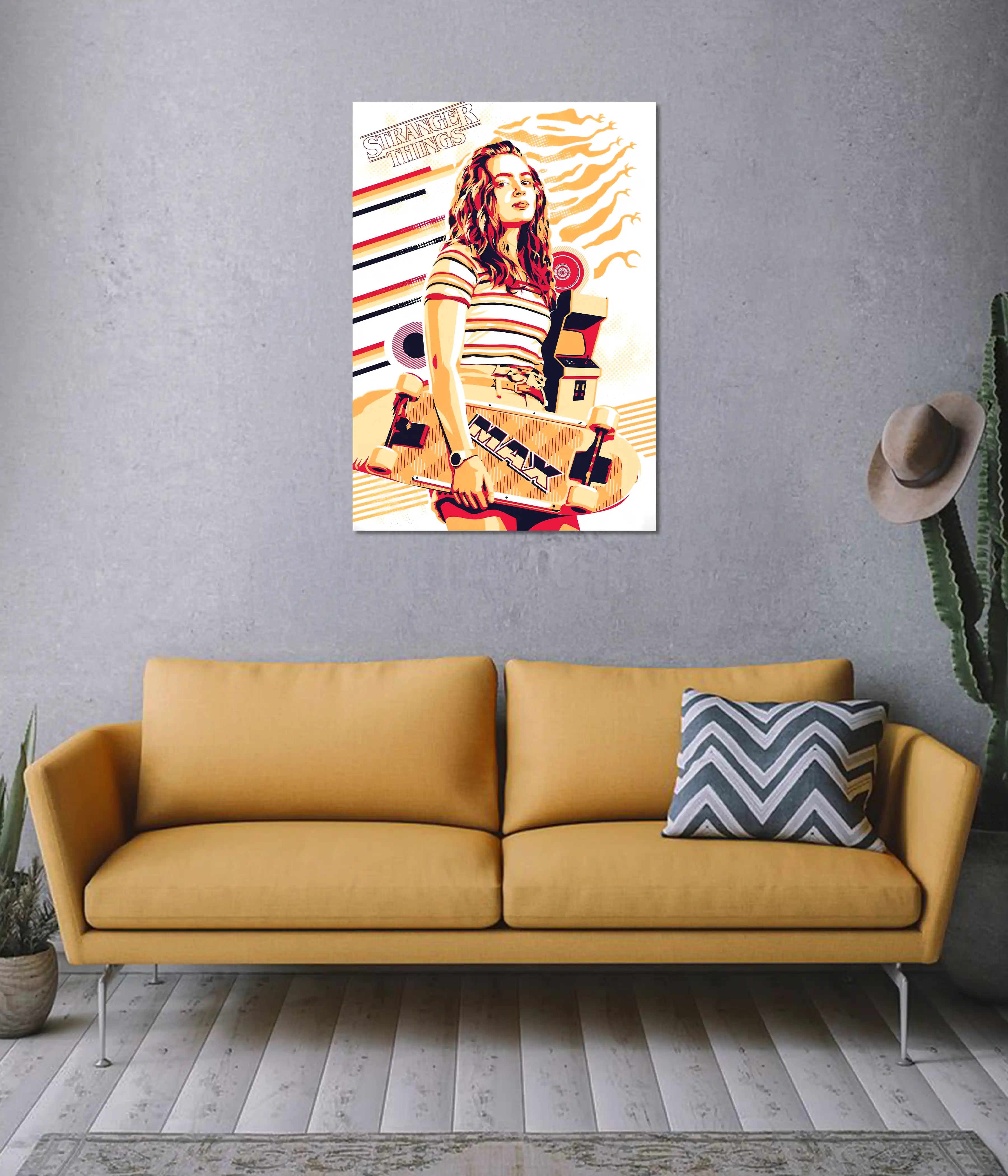 Max Mayfield Retro Skate Wall Poster