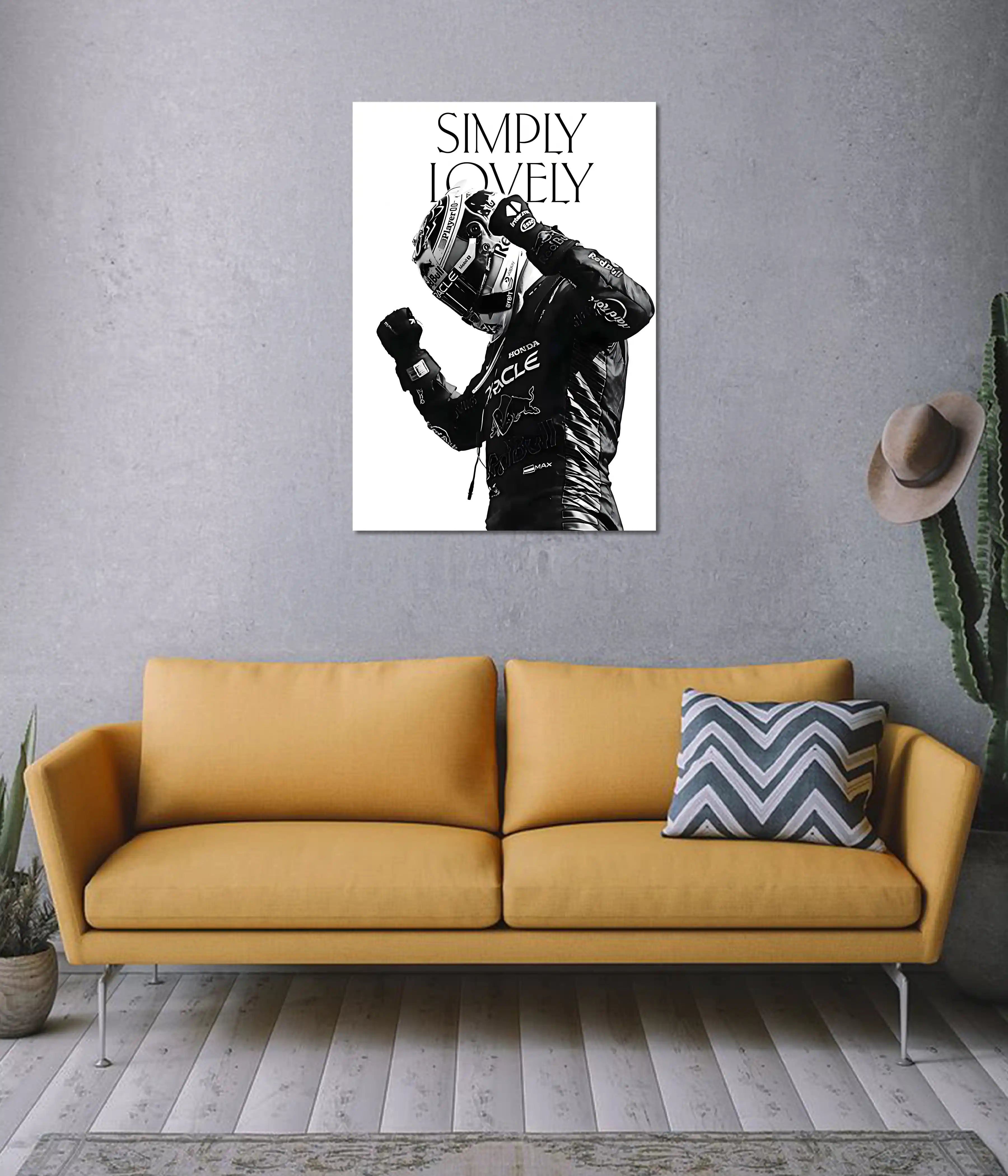 Max Verstappen – Simply Lovely F1 Racing Poster