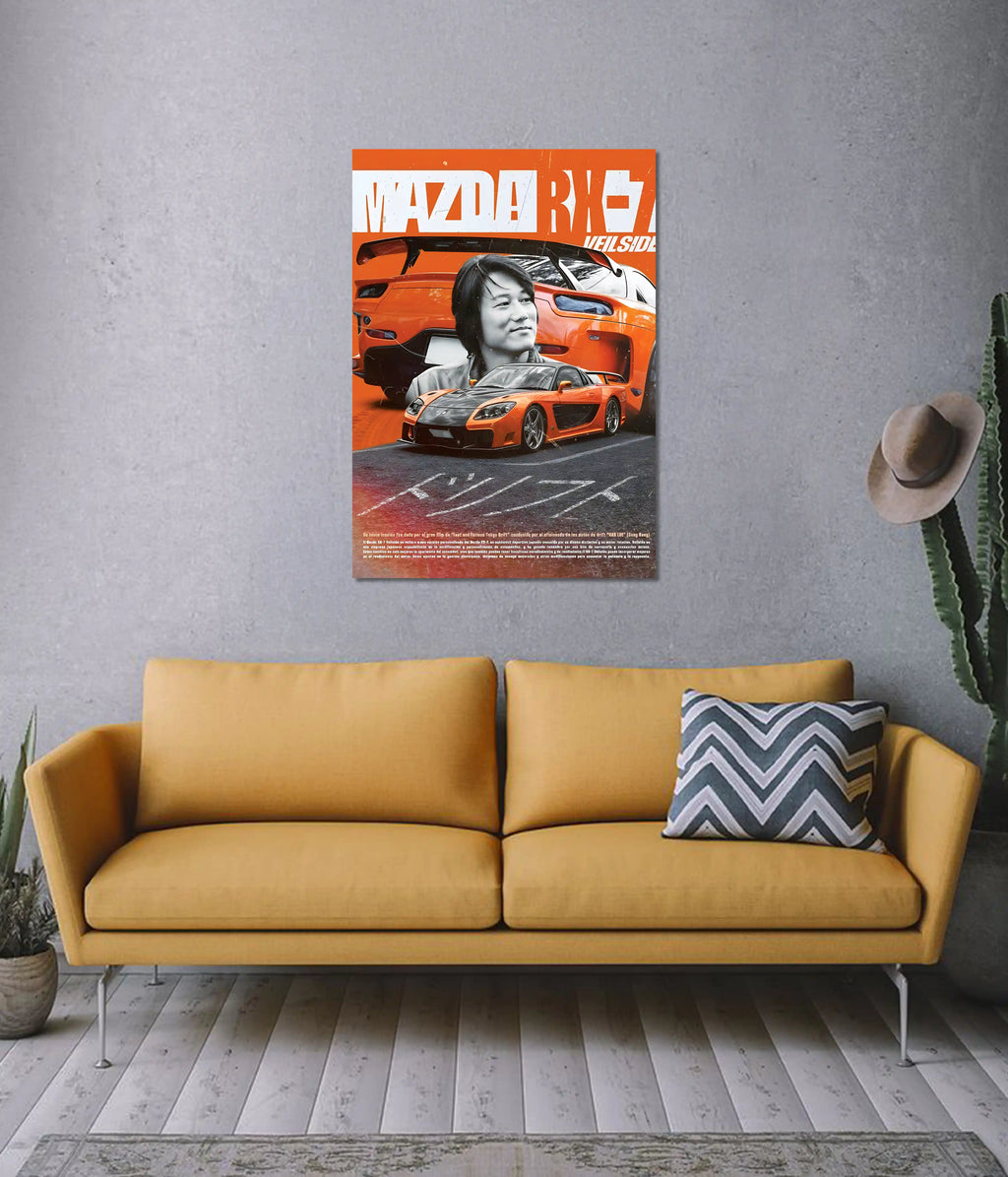 Mazda RX-7 Veilside Car Wall Poster