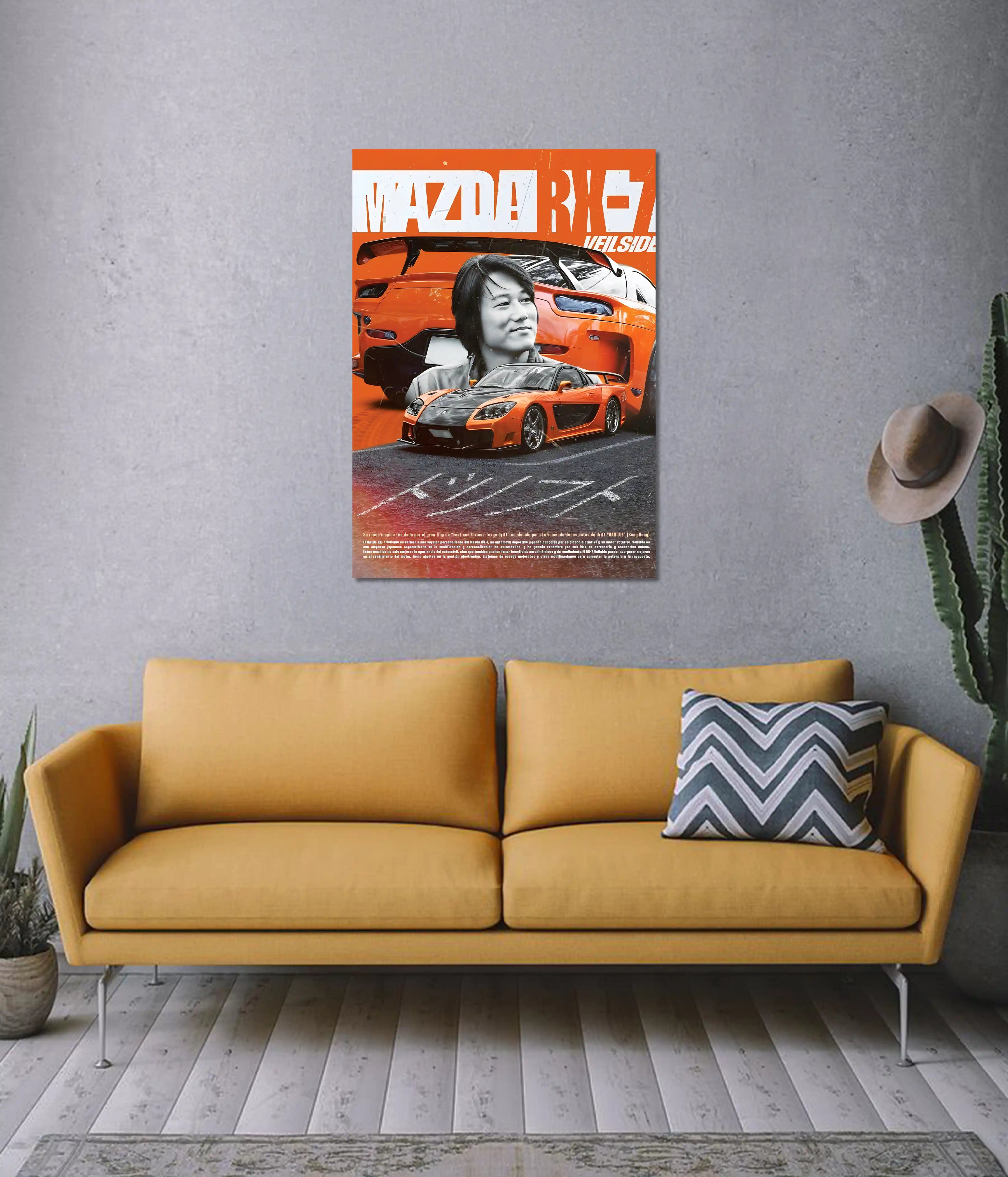 Mazda RX-7 Veilside Car Wall Poster
