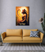 Meditative Lord Hanuman Wall Poster