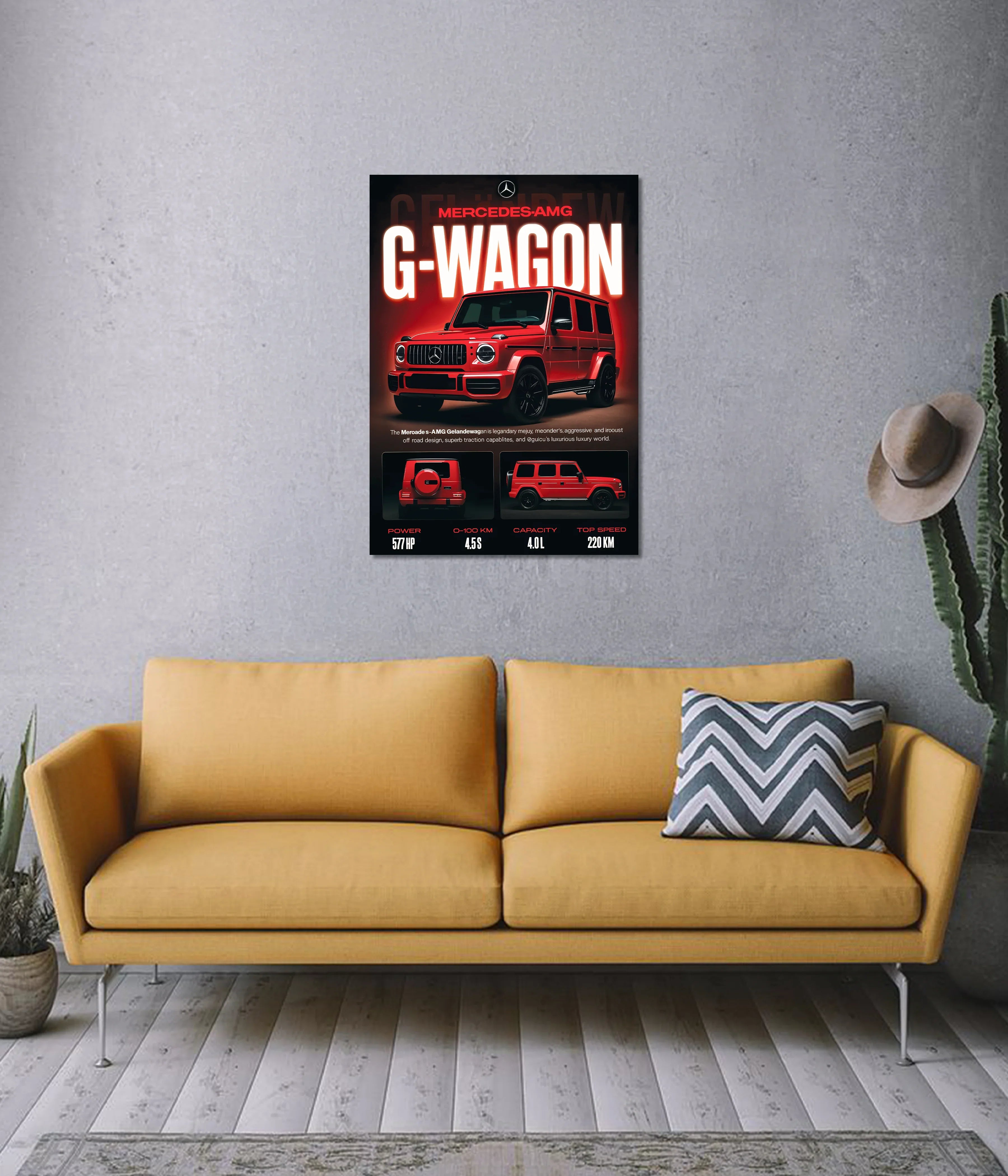 Mercedes-AMG G-Wagon – Luxury Off-Road Beast Wall Poster