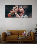 Messi World Cup Victory Split Poster