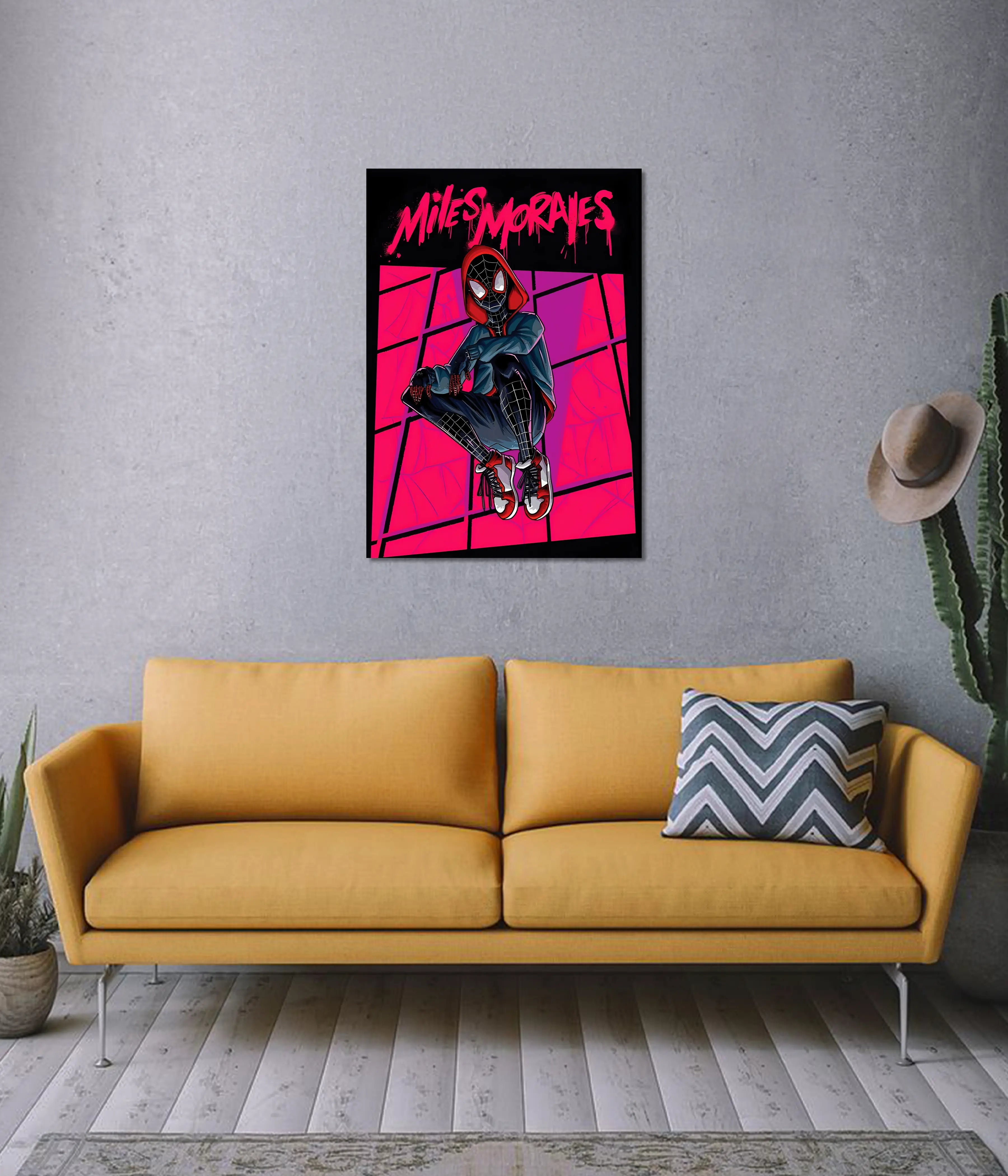 Miles Morales Poster – Spider-Verse Superhero Wall Art