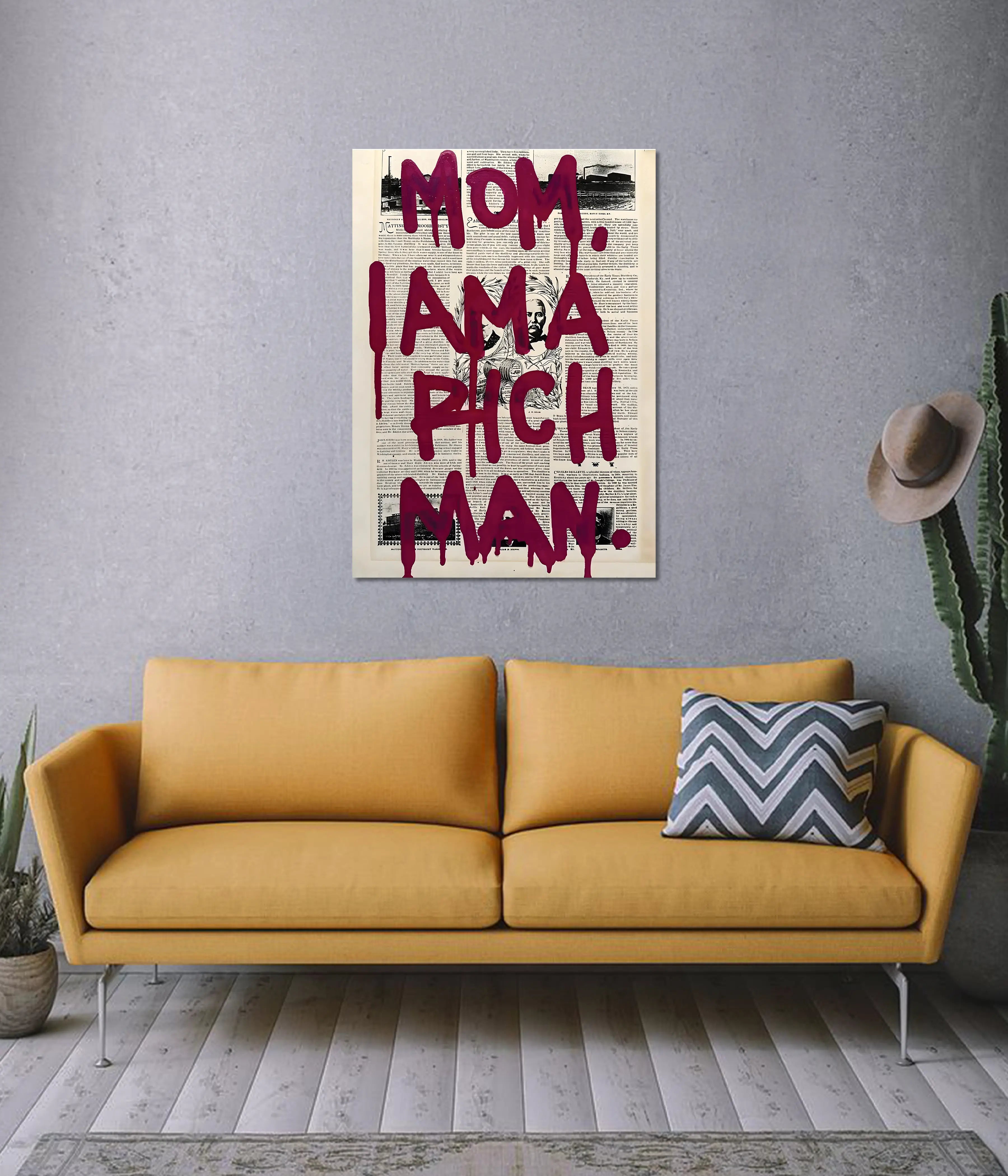 Mom, I Am A Rich Man Wall Poster