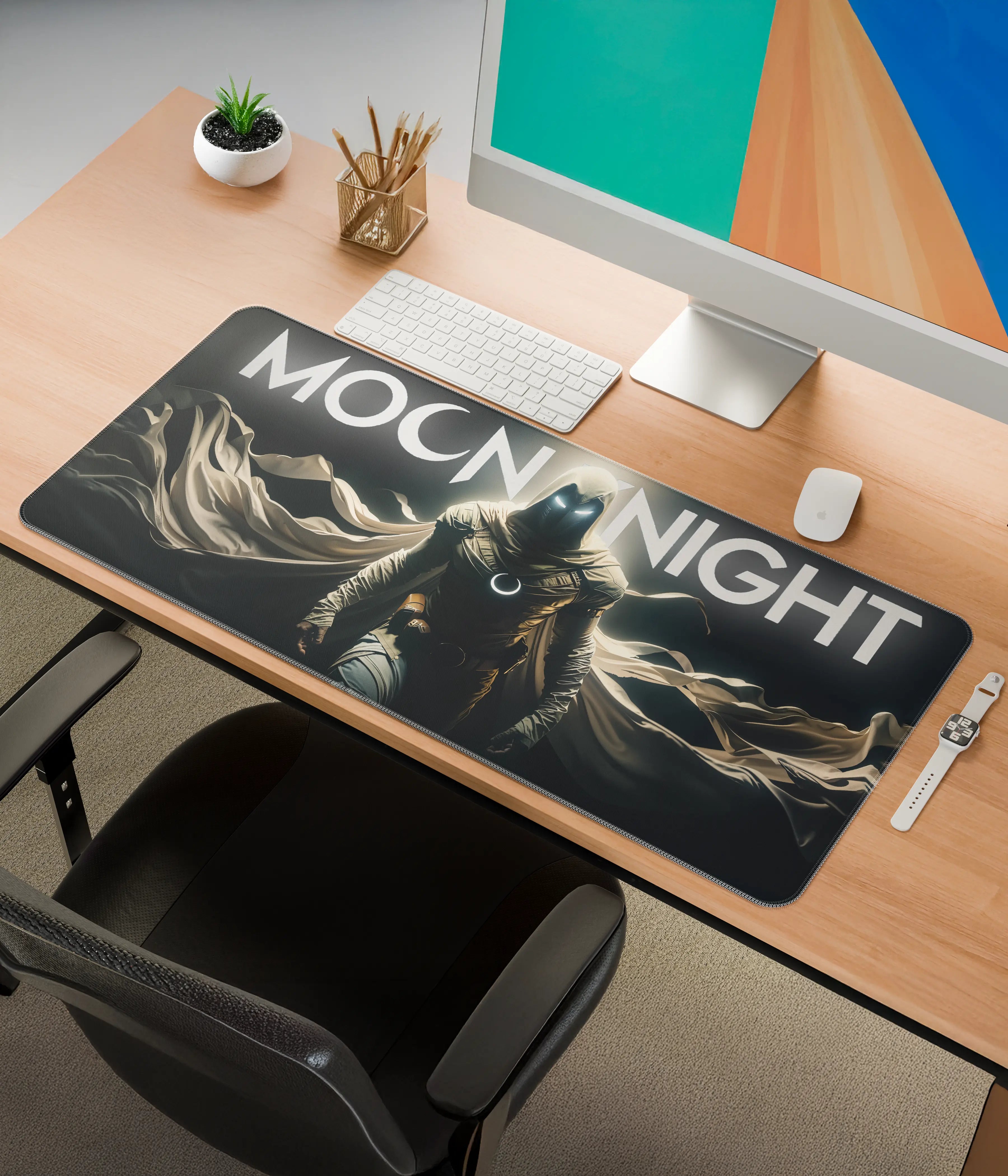 Moon Knight Desk Mat – Extended Gaming & Office Mouse Pad