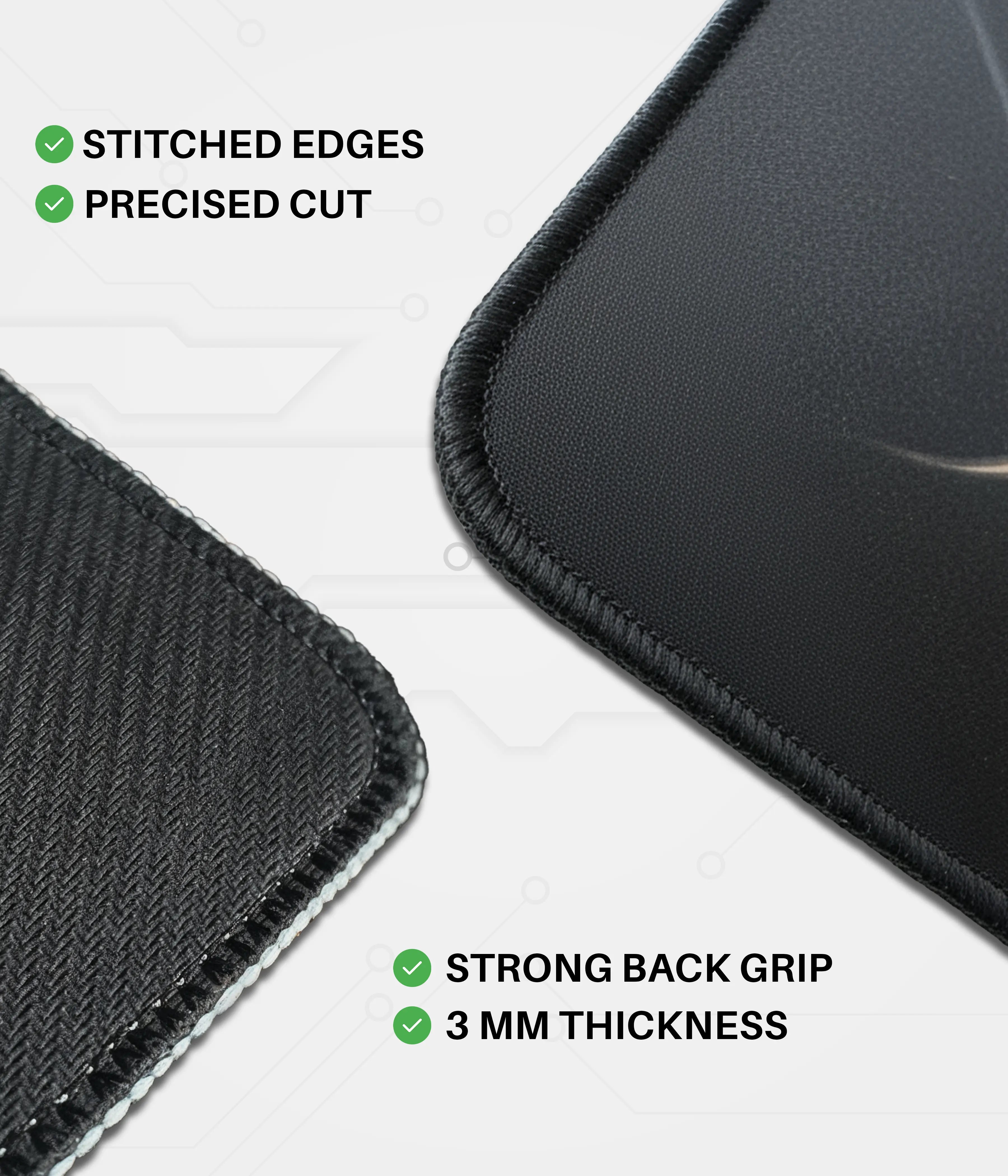 Ocean Wave Desk Mat – Abstract Extended Gaming & Office Mouse Pad