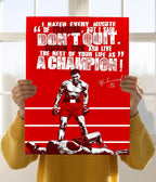 Muhammad Ali – Champion’s Mindset Wall Poster