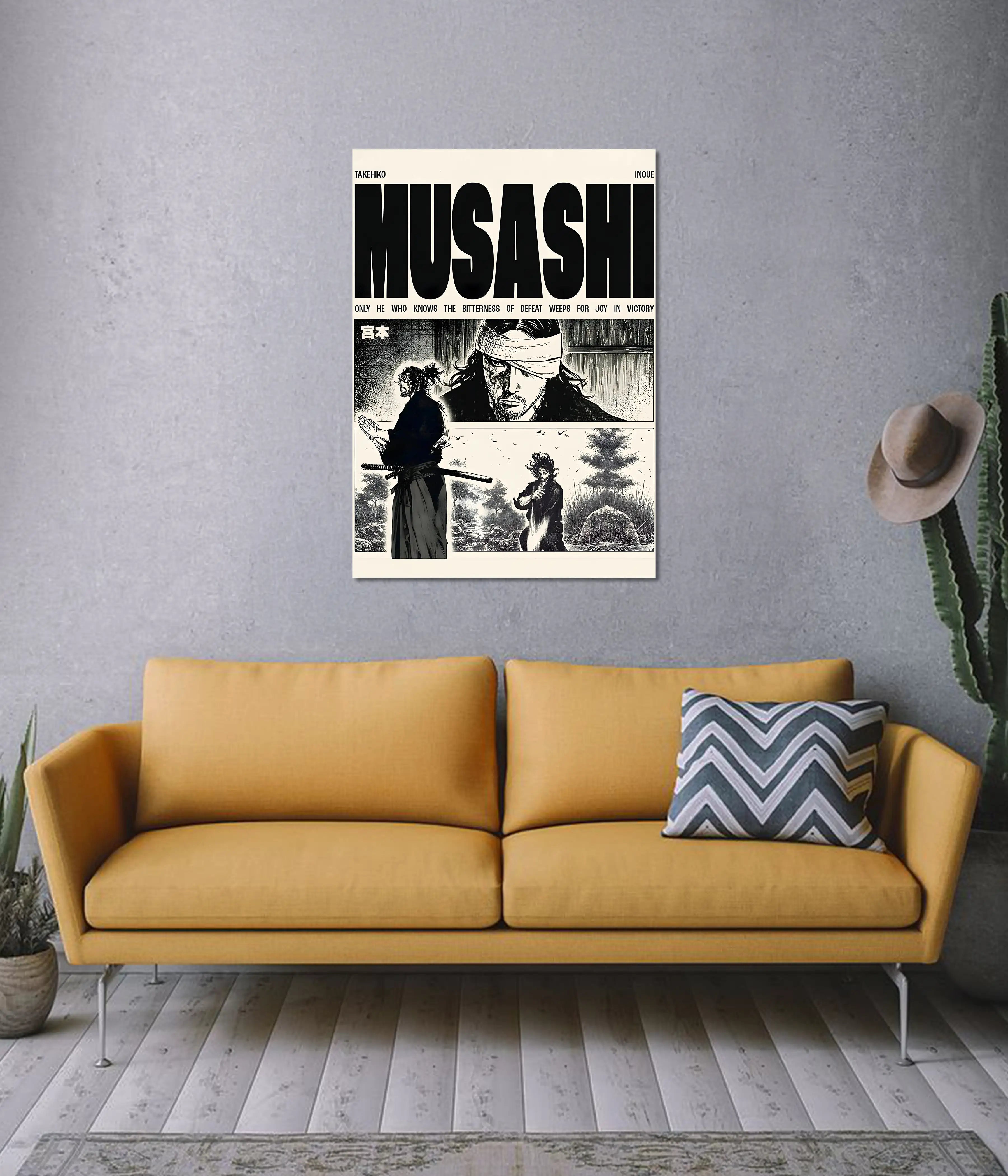 Musashi Samurai Manga Poster