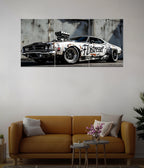 Muscle Car Beast Mode – Split Wall Poster