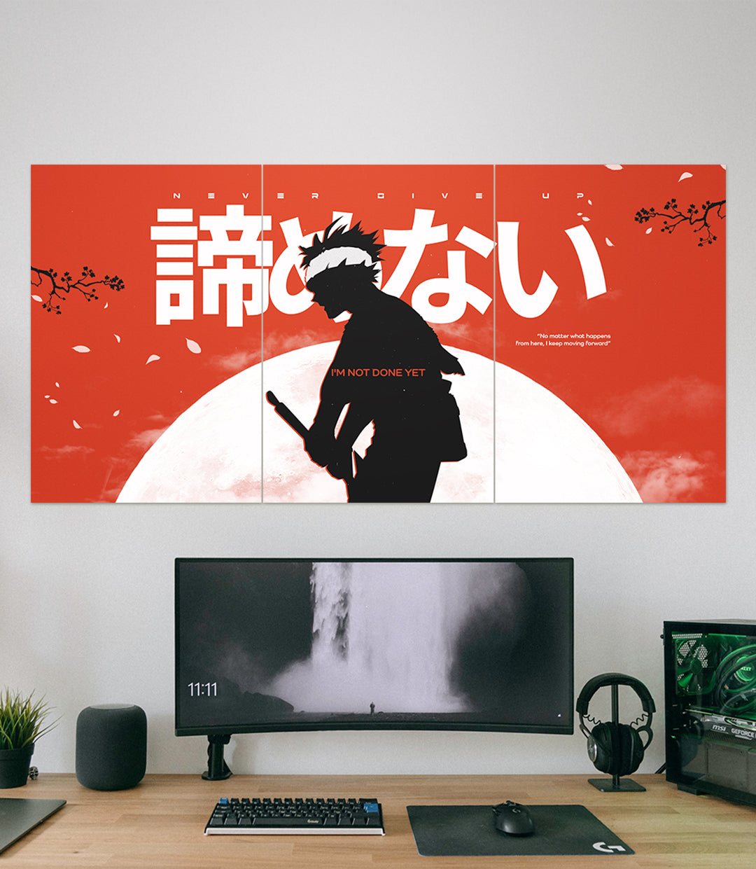 NEVER GIVE UP #01 | Motivation | 3 Piece Set