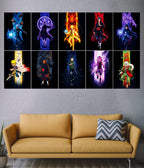 Naruto Iconic Characters 10-Piece Wall Poster Set