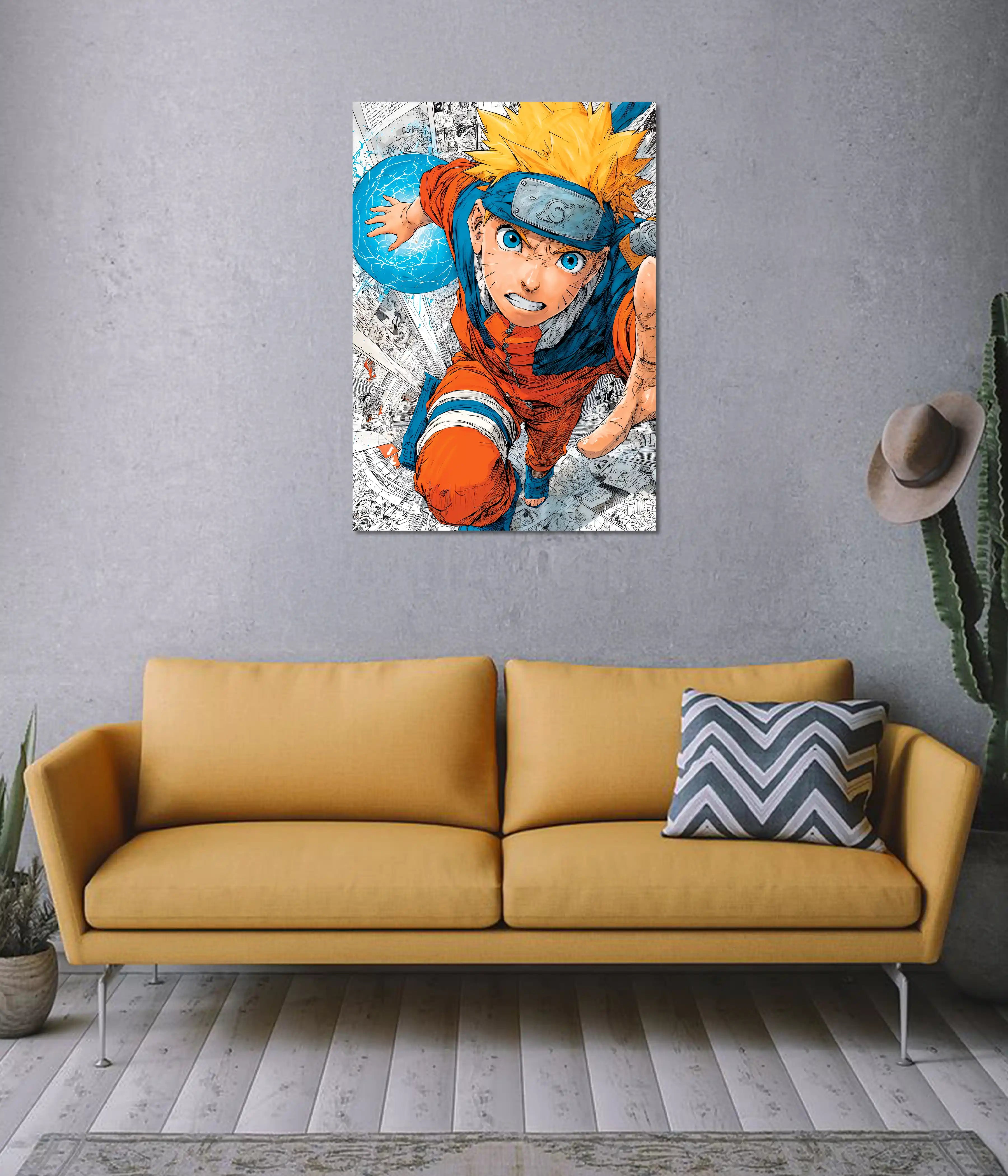 Naruto Rasengan Action Poster