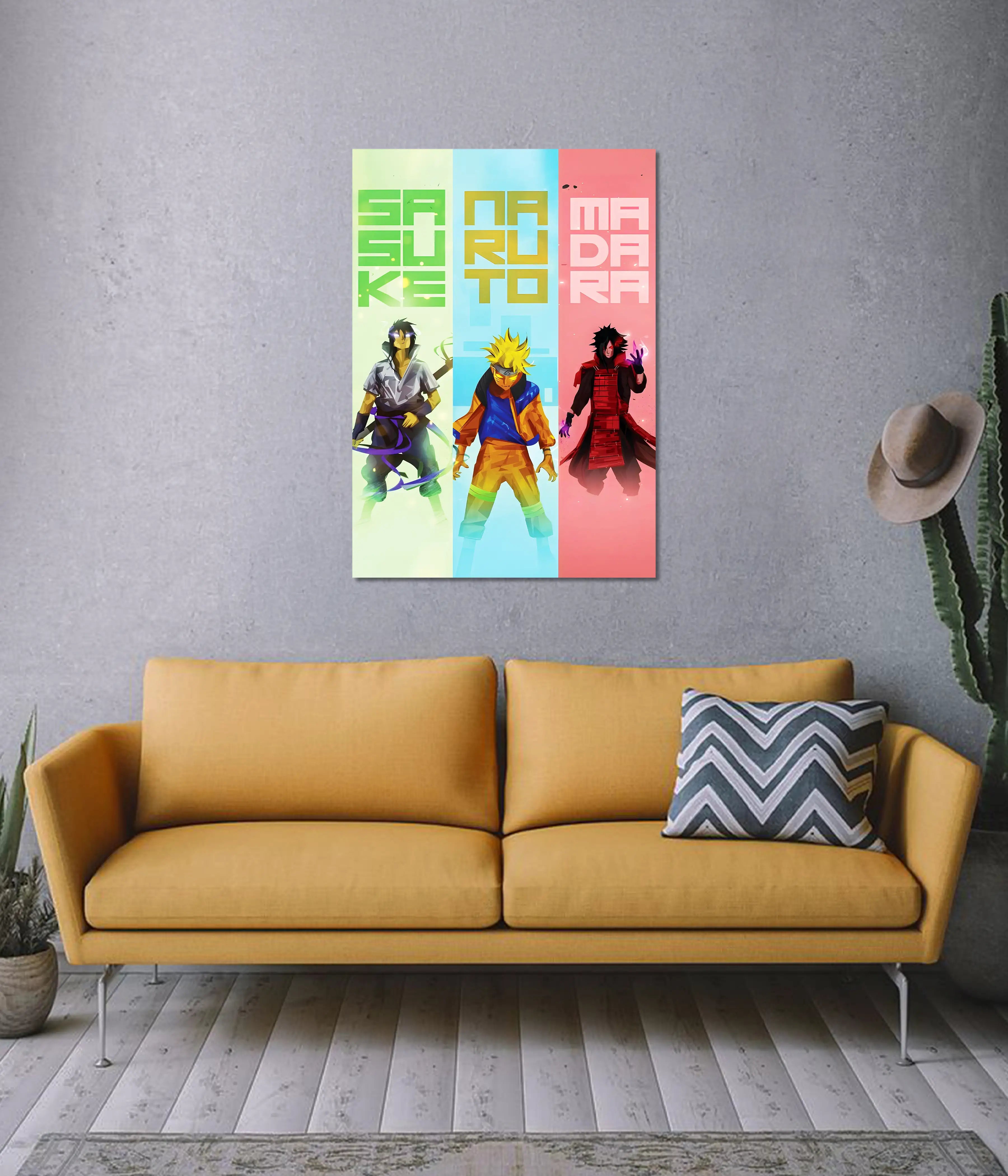 Naruto Sasuke Madara Wall Poster