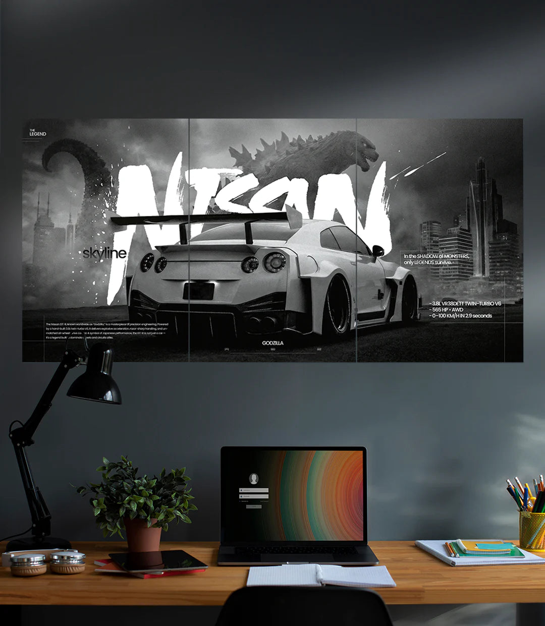 Nissan Skyline GOZILLA  | Car Set | 3 Piece Set