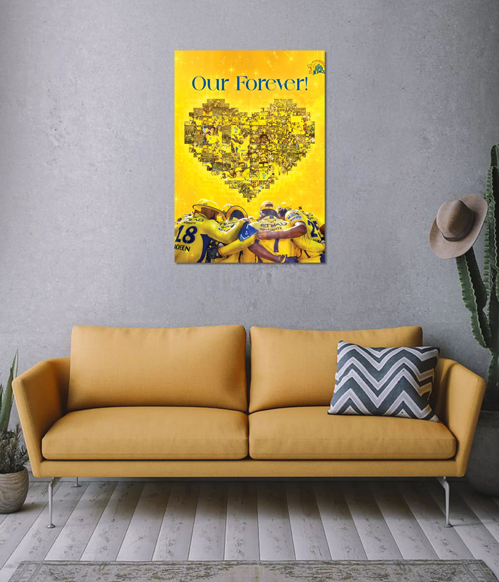 OUR FOREVER – CSK Legacy Wall Poster