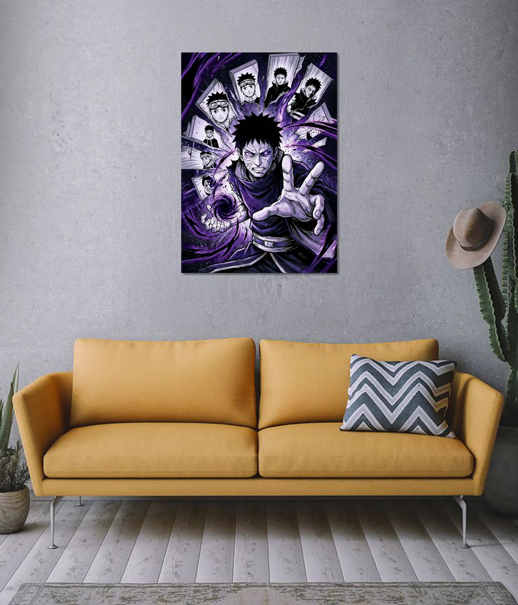 Obito Uchiha Dark Awakening Anime Poster