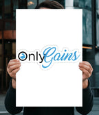 Only Gains Fitness Wall Poster Main Image - Everanta