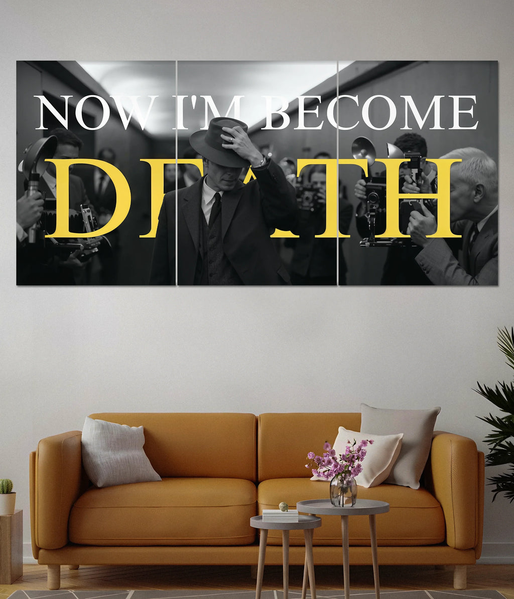 Oppenheimer “Now I’m Become Death” – Split Wall Poster