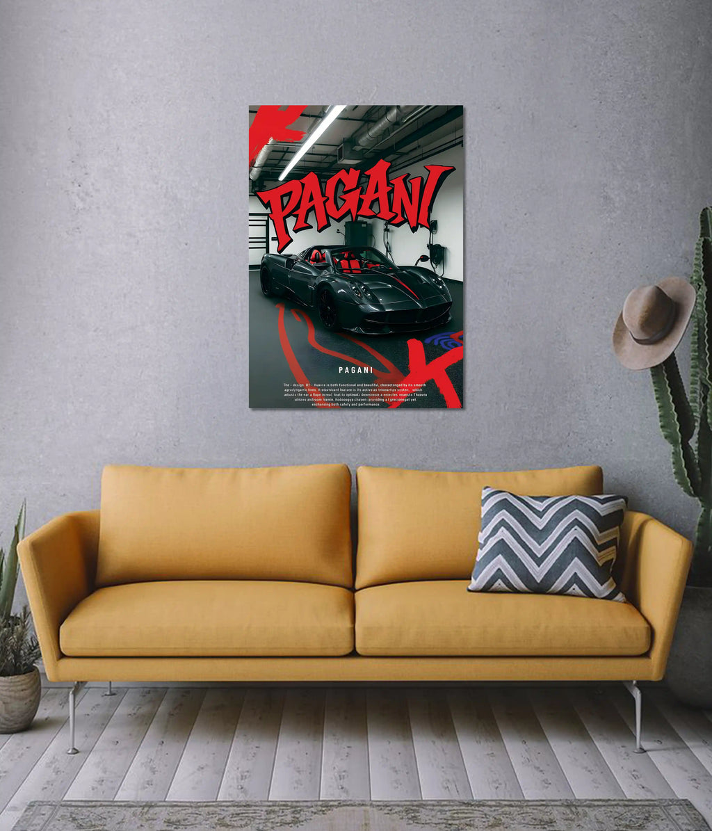 Pagani Huayra Supercar Wall Poster