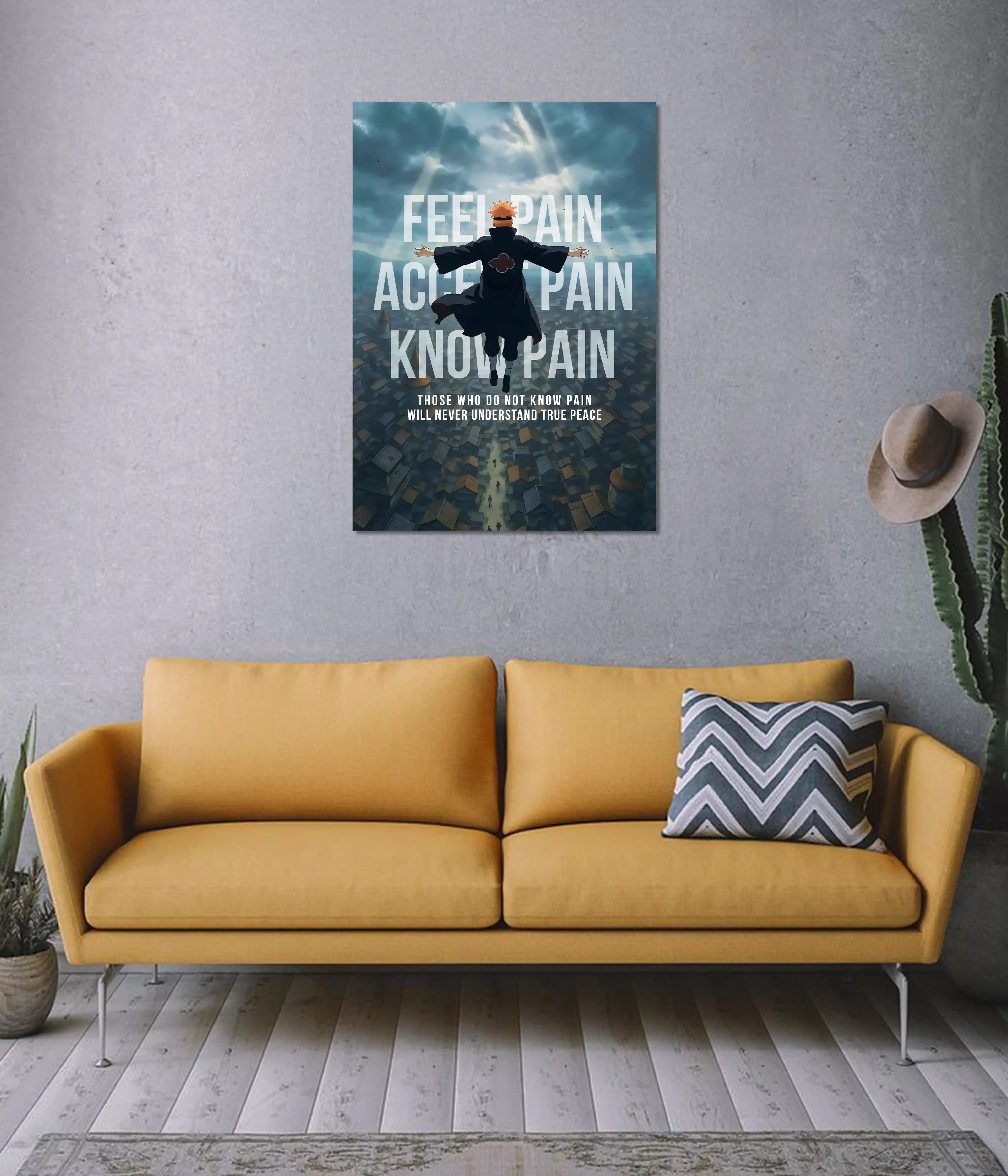 Pain (Nagato) – Know Pain, Feel Pain Naruto Poster