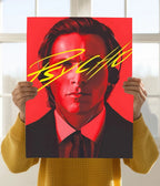Patrick Bateman – American Psycho Poster Holding Image - Everanta