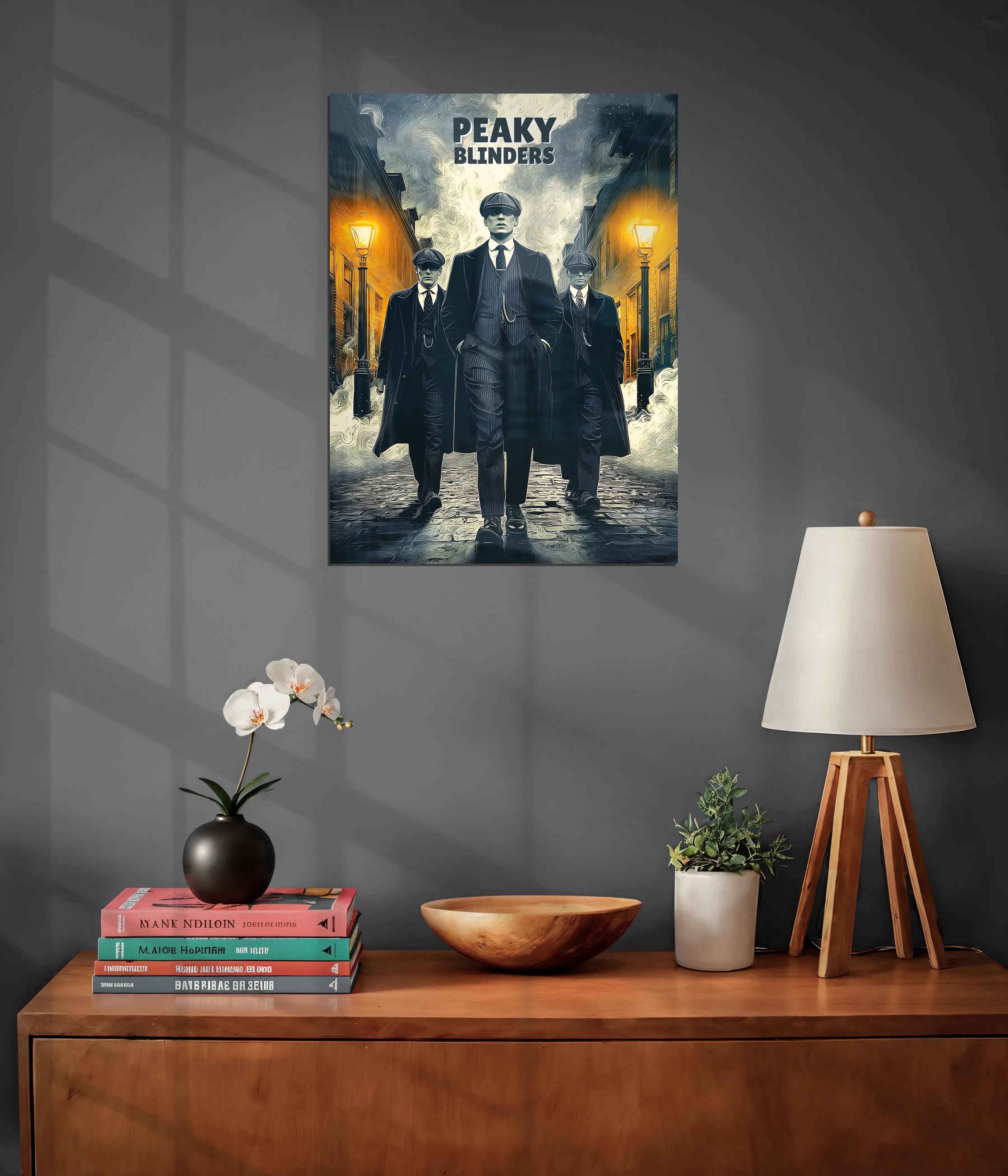 Peaky Blinders Gangster Walk Metal Poster