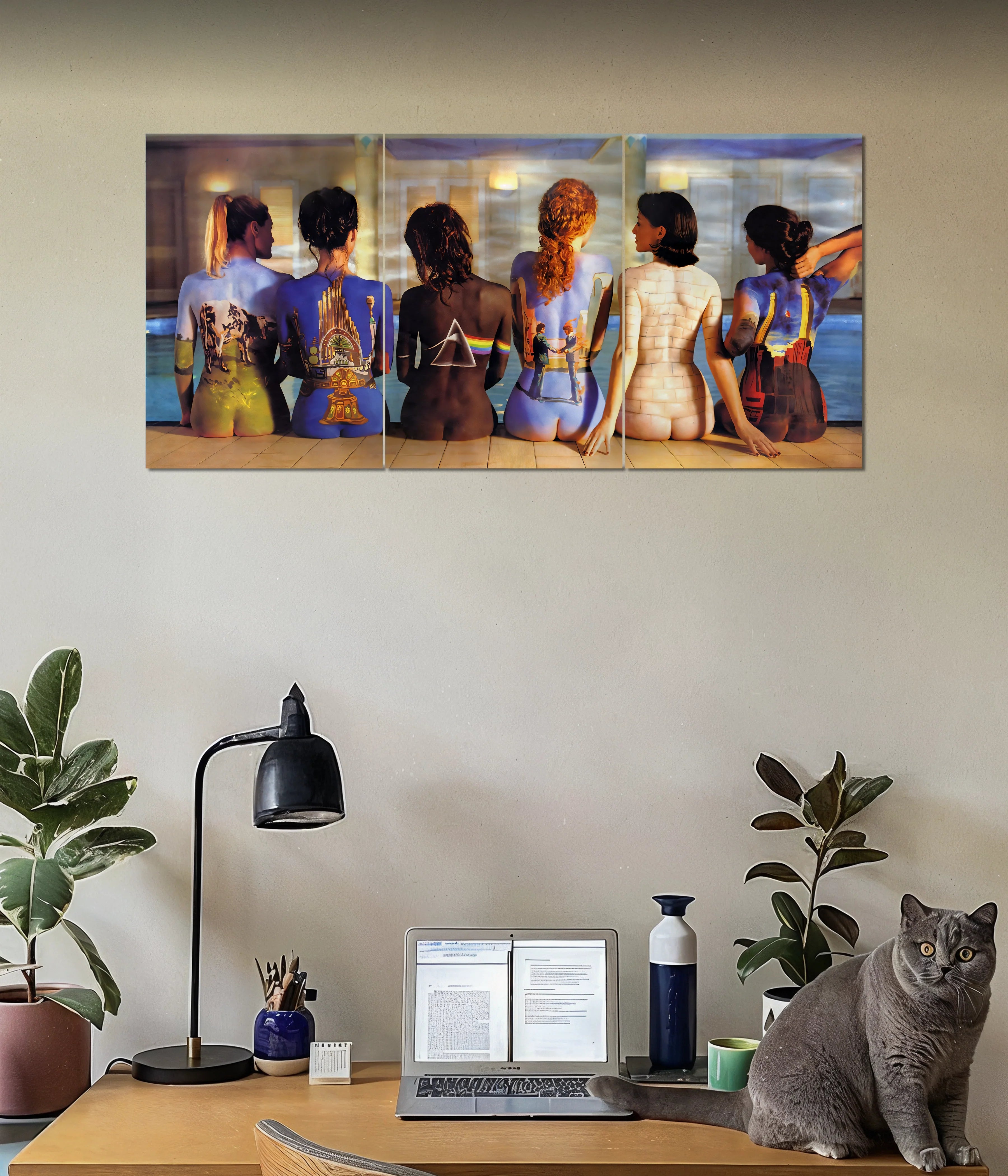 Pink Floyd Back Catalogue – Iconic Split Wall Poster
