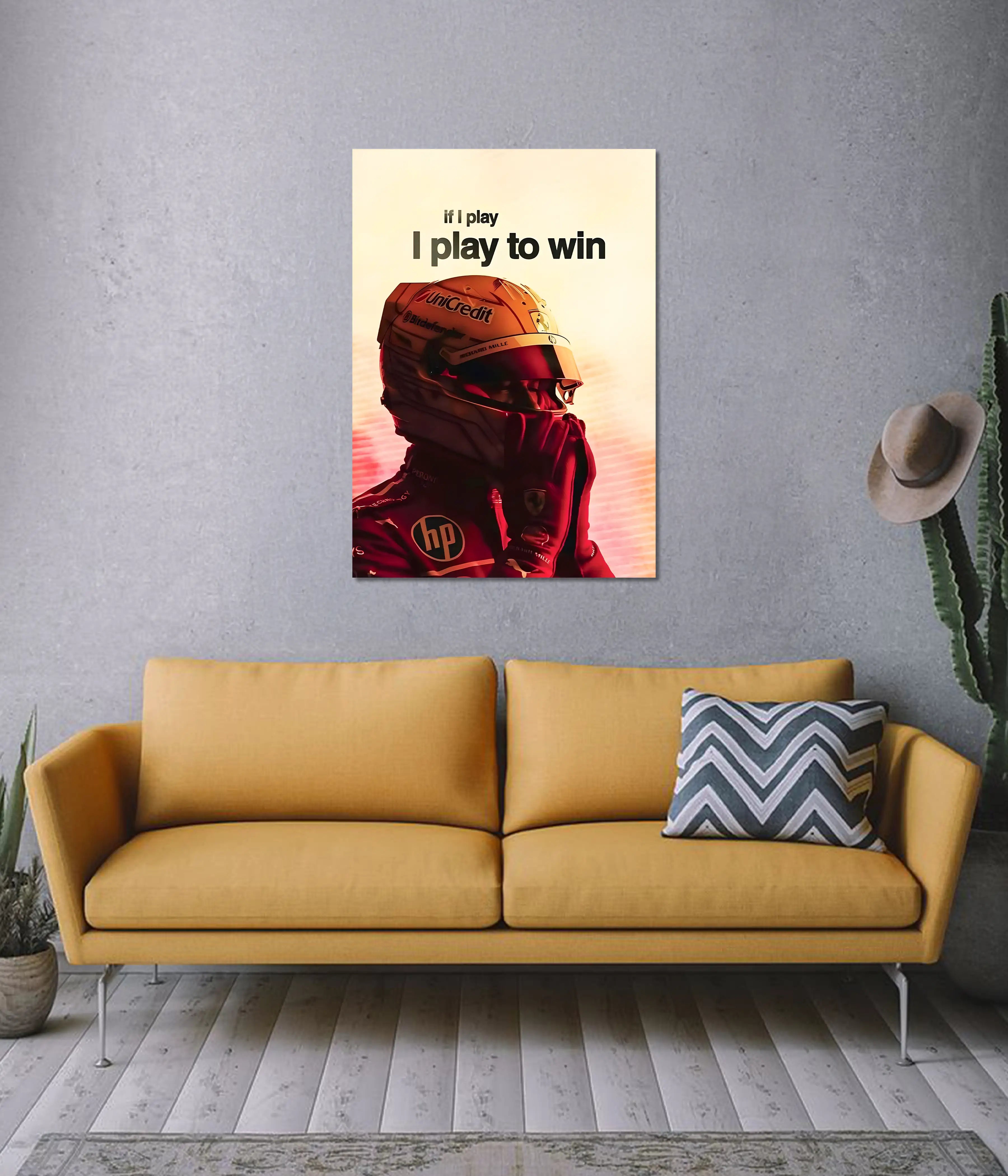 Play To Win – F1 Racing Poster