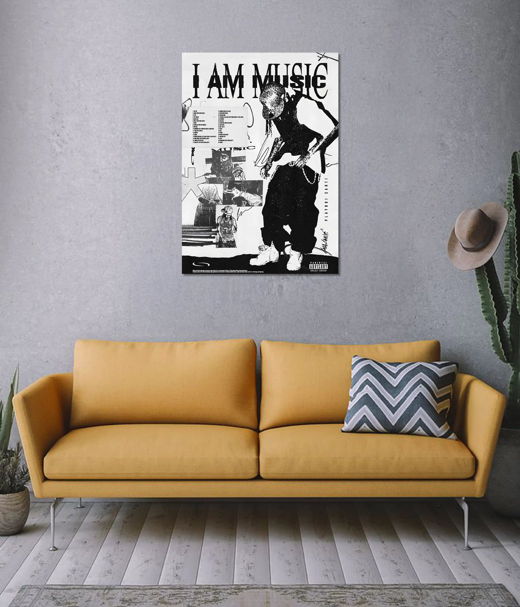 Playboi Carti “I Am Music” Raw Poster