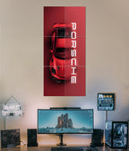 Porsche Precision – Vertical Car Split Poster Main Image - Everanta