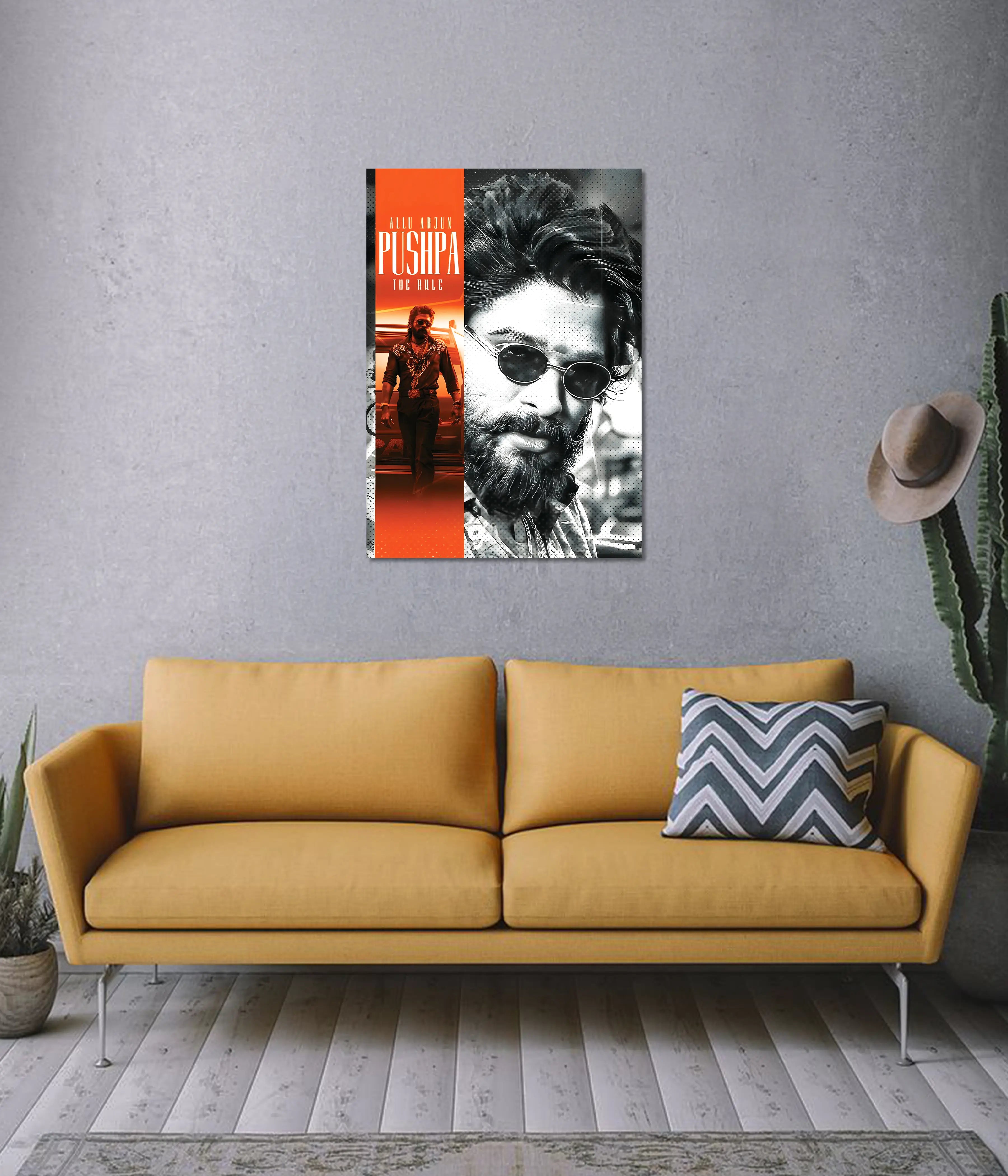 Pushpa: The Rule – Allu Arjun Cinematic Wall Poster