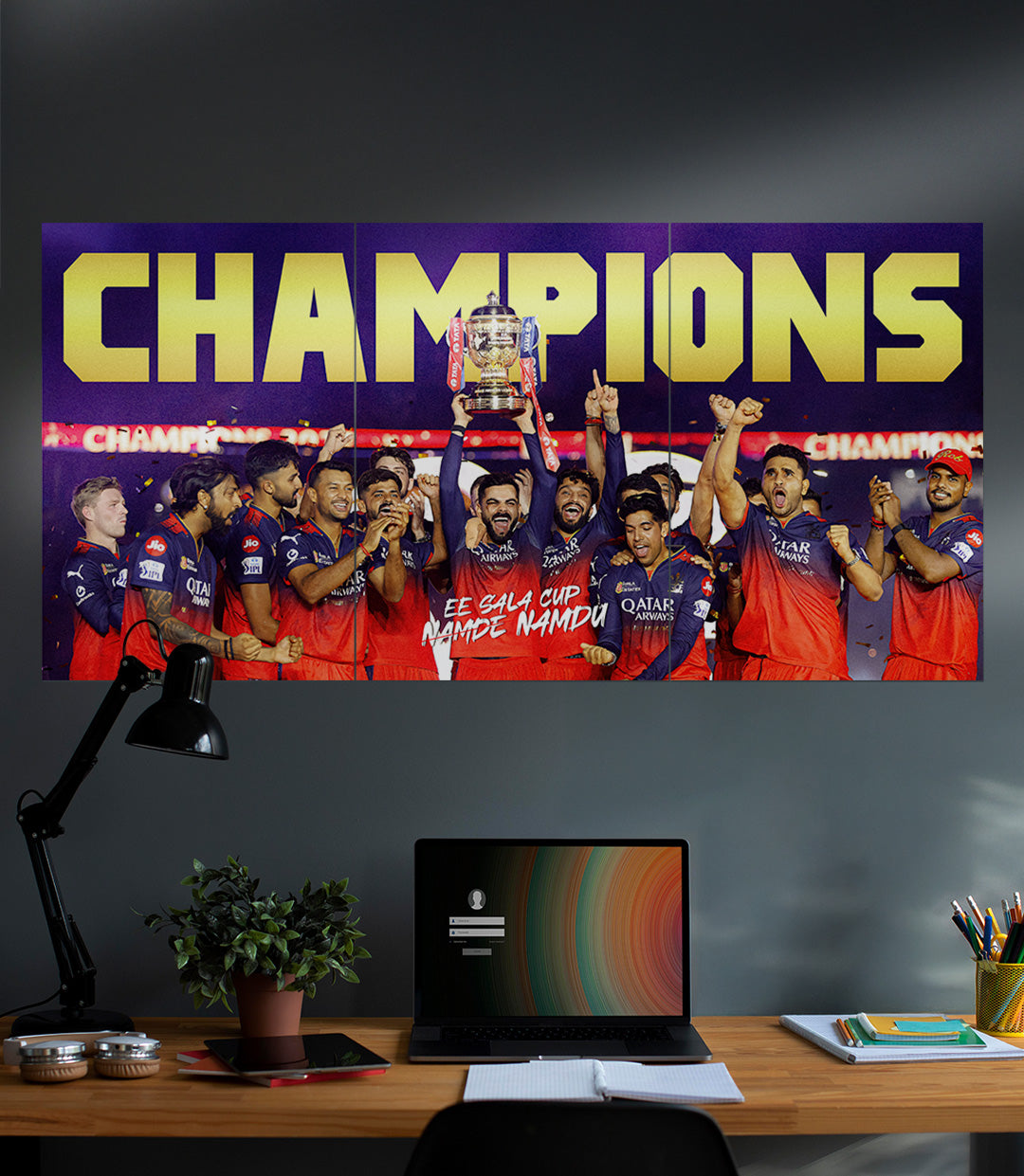 CHAMPIONS x RCB  | Cricket SET | 3 Piece Set