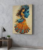 Radha Krishna – Divine Harmony Canvas Print