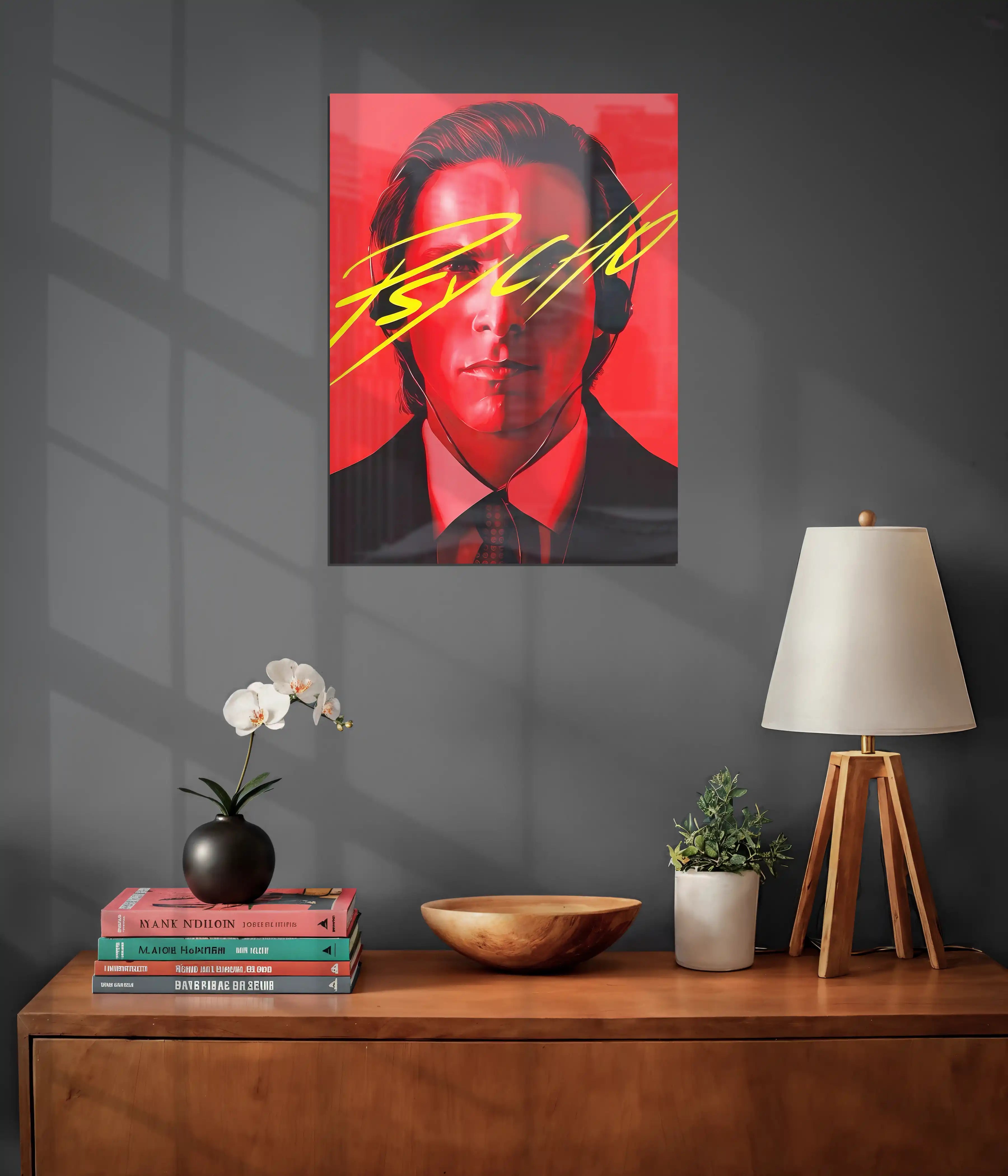 Red Mindset – Psycho Aesthetic Metal Poster