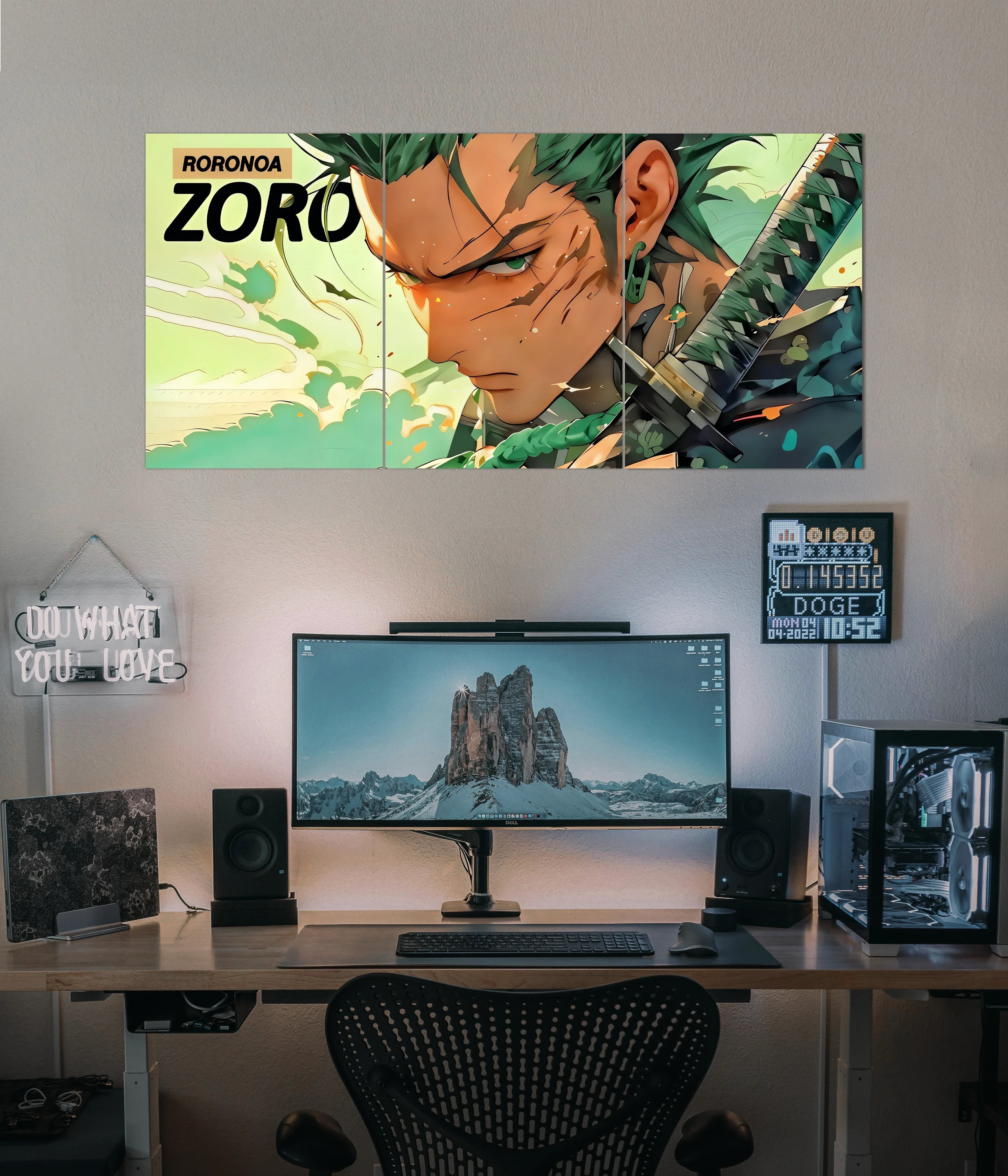 Roronoa Zoro – One Piece Split Wall Poster Main Image - Everanta
