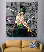 Roronoa Zoro Three Sword Style 20-Piece Split Poster