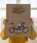 Royal Enfield Himalayan Adventure Poster