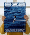 SZA SOS Ocean Aesthetic Wall Poster Main Image - Everanta