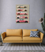 Sakura Cars Collection – Japanese Blossom Supercar Poster