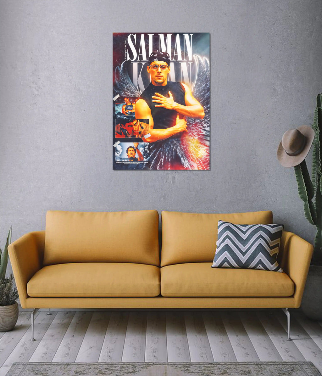 Salman Khan Iconic Bollywood Power Wall Poster
