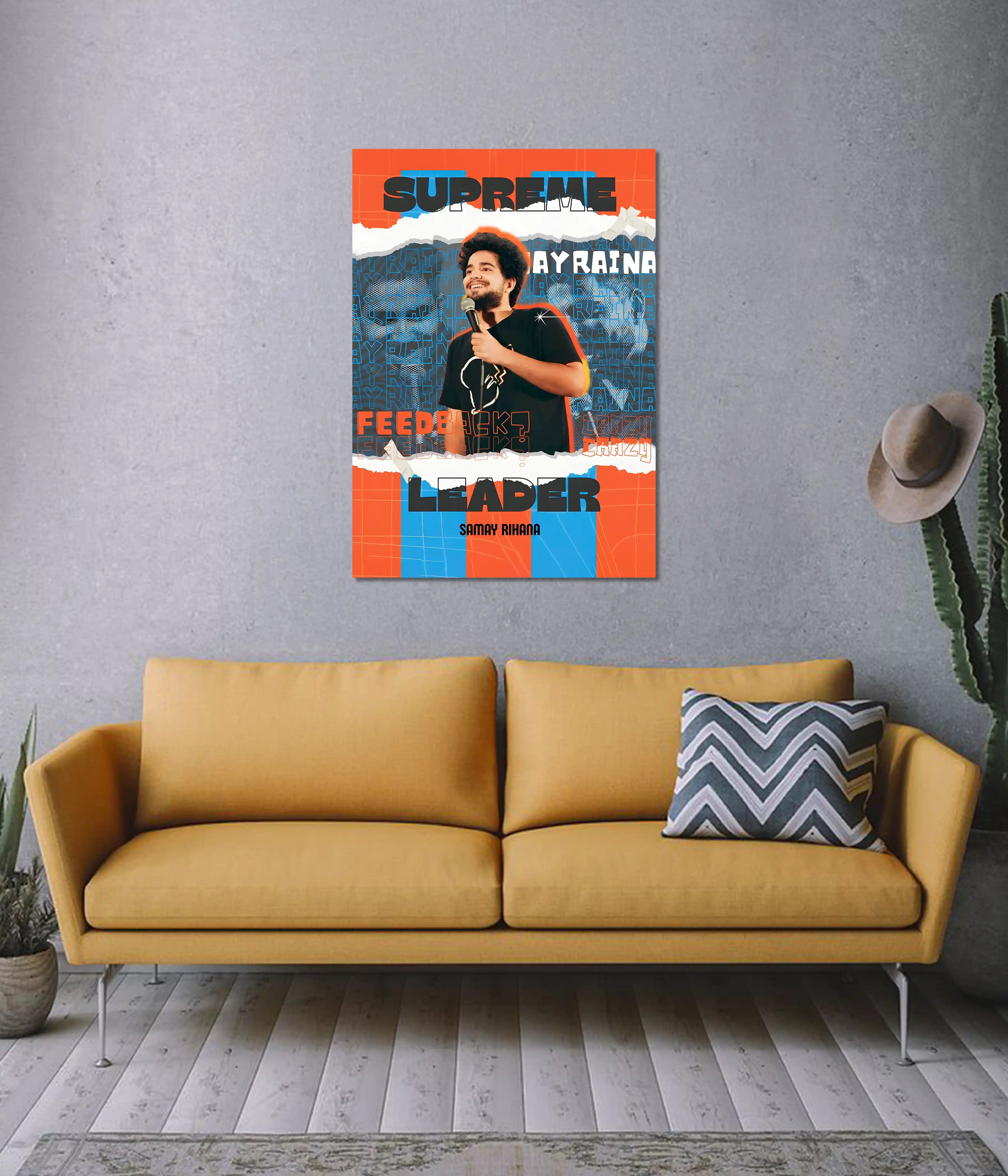 Samay Raina Supreme Leader Wall Poster
