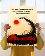 Same Dream, Same Nightmare – Dark Motivational Poster
