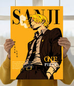 Sanji “Black Leg” Style One Piece Anime Poster Main Image - Everanta