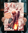Sanji Diable Jambe One Piece Anime Poster Main Image - Everanta