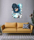 Sasuke Chidori Action Poster