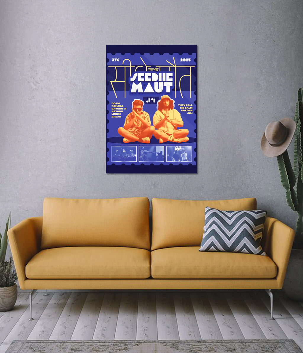 Seedhe Maut Hip-Hop Poster – Desi Rap Duo