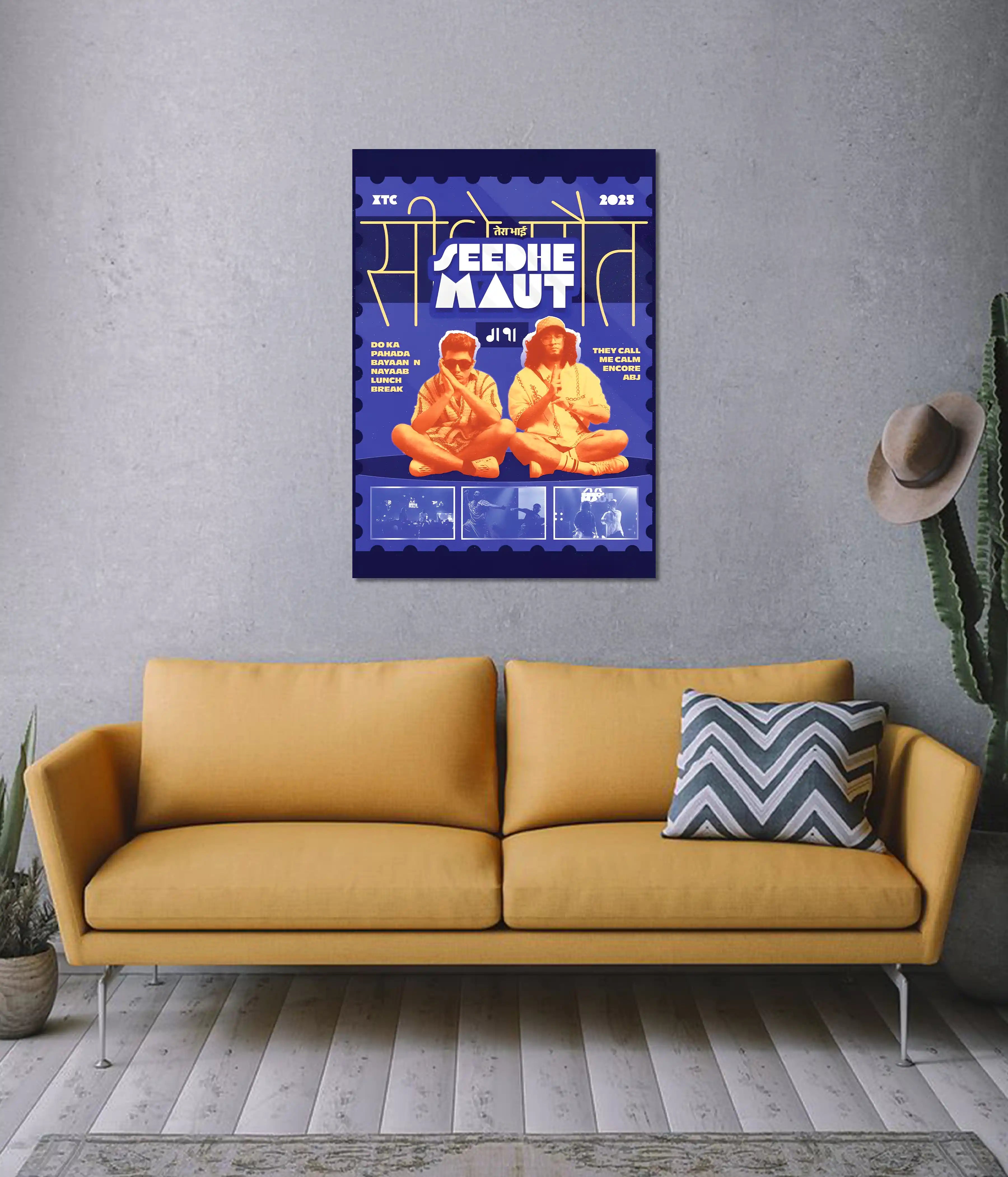Seedhe Maut Hip-Hop Poster – Desi Rap Duo