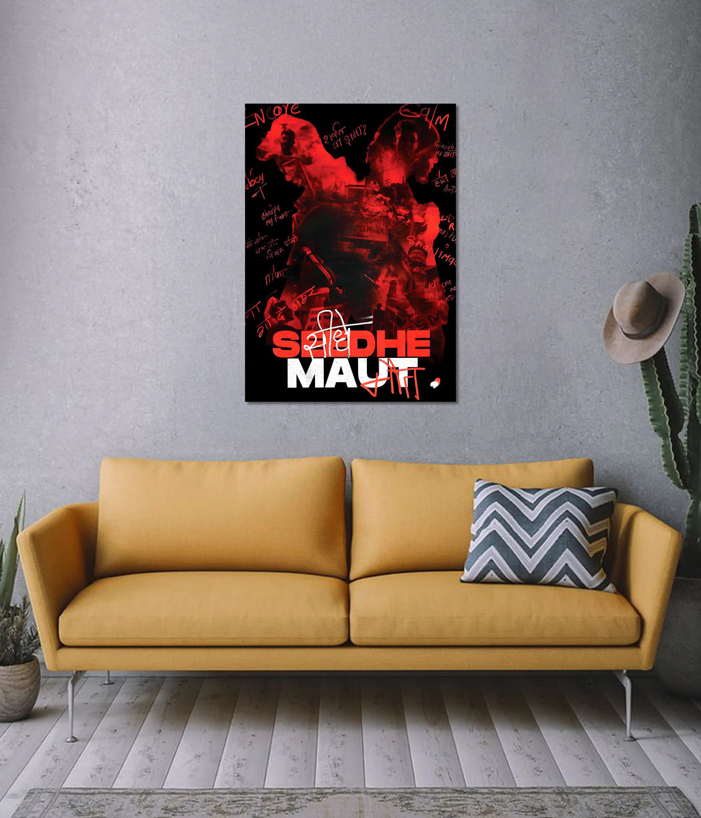 Seedhe Maut – Red Rage Concert Wall Poster