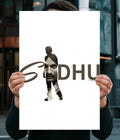 Sidhu Moosewala – Minimalist Punjabi Music Wall Poster Main Image - Everanta